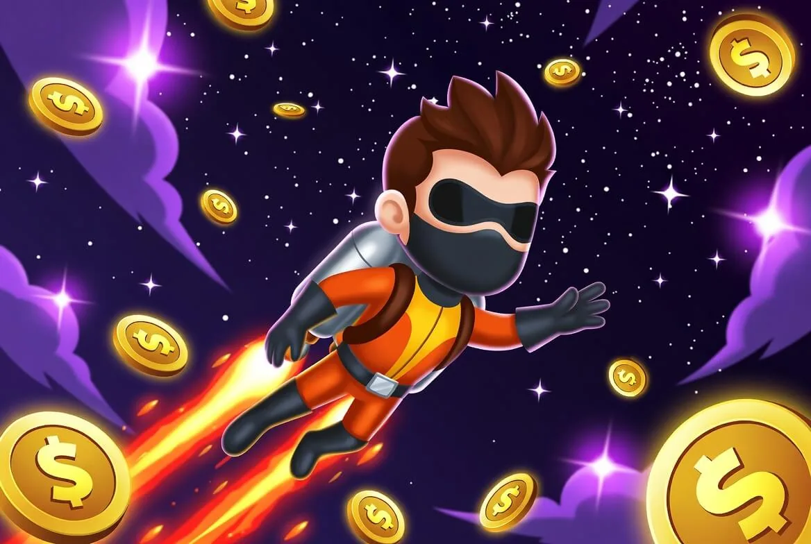 Jogo aberto no navegador de um celular Android